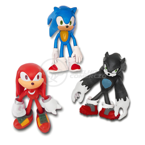 Kit 4 Bonecos Sonic E Sua Turma The Shadow Games no Shoptime