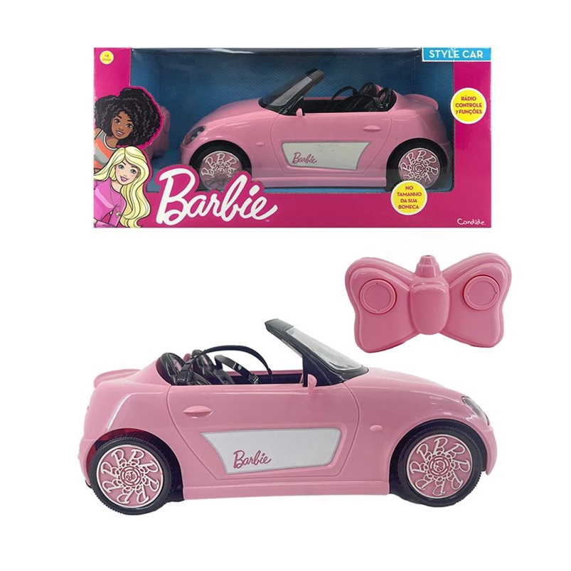 Carrinho de Controle Remoto Barbie Style Car - 7 Funções Candide Rosa, Shopping