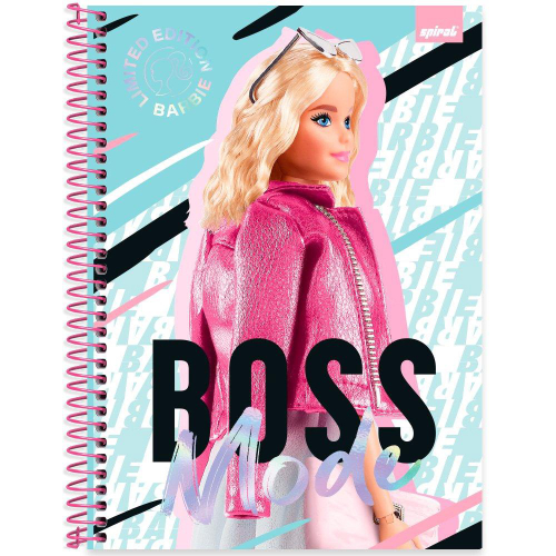 Caderno Inteligente Grande- Barbie Pink - 80Fls