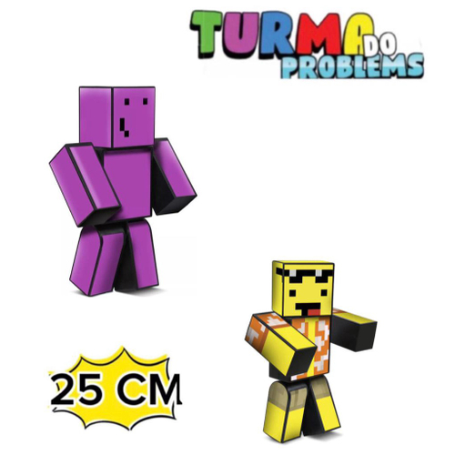 Boneco r Mel Minecraft Articulado - 25 cm Algazarra - LOJAS