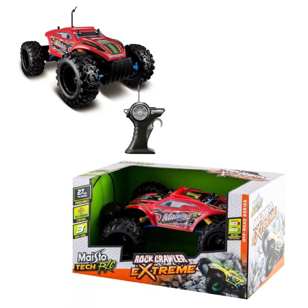 Carro de Controle Remoto 4x4 - Rock Crawler Extreme Off Road