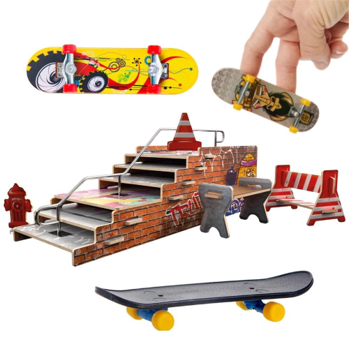 Pista Skate De Dedo Tech Deck - Pirâmide C/ Rampa e Escada - 2894 - Su -  Real Brinquedos