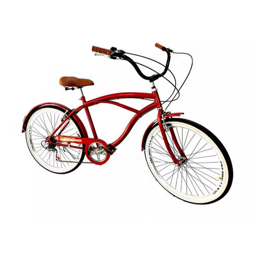 Bicicleta Masculina Beach Cai ara Aro 26 Estilo Retr em Promo o