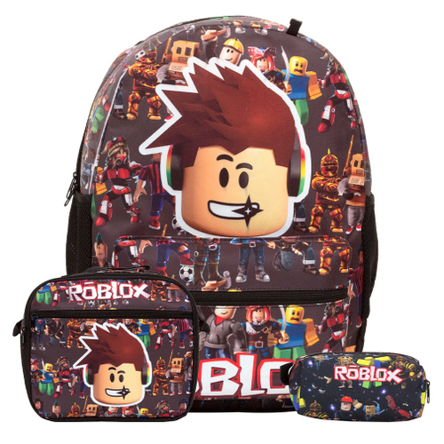 Mochila Roblox Games Escolar Juvenil Costas