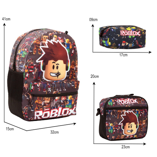 Mochila Masculina Escolar Juvenil Rodinha Roblox Lançamento em Promoção na  Americanas