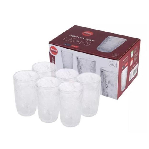 Jogo Copos Accent Long Drink 360ml Pague 06 Leve 08 - Comercial Verde Forte