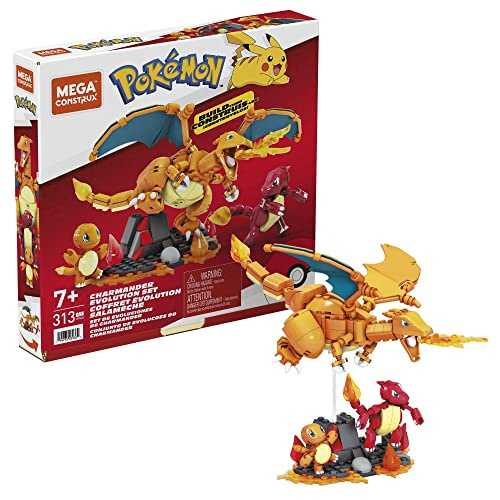 Conjunto de Construção Charizard Pokemon Mega Construx, Brinquedos