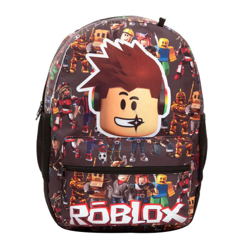 Mochila Infantil Roblox Rosa Menina Juvenil Costa Resistente