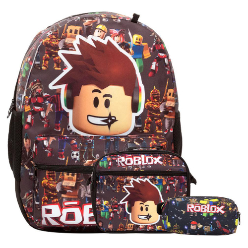 Cama solteiro adesivada roblox menina