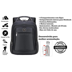 Mochila Bezzter com compartimento para notebook 15/16 pol é boa?