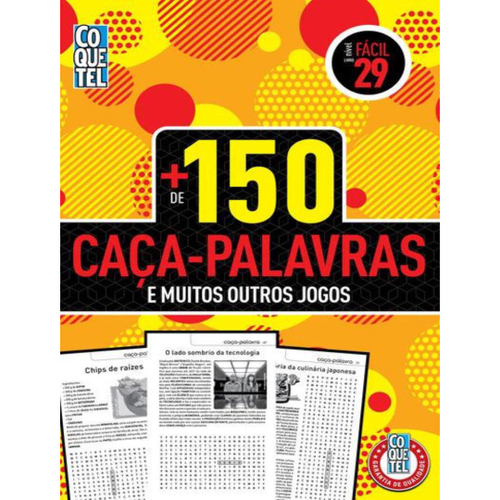 Coquetel - caca-palavras - nivel facil - volume 33 no Shoptime