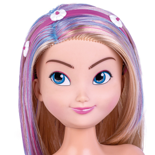 Boneca Busto Nancy Hair Super Toys Fazer Maquiagem em Promoção na Americanas