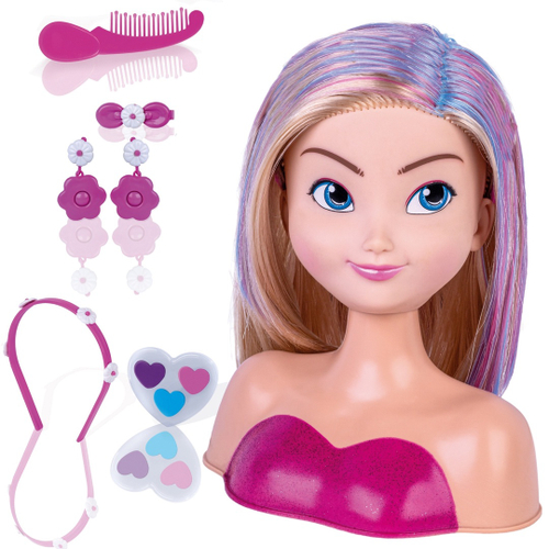 Boneca de Pentear e Maquiar - Busto - Nancy Hair - Super Toys