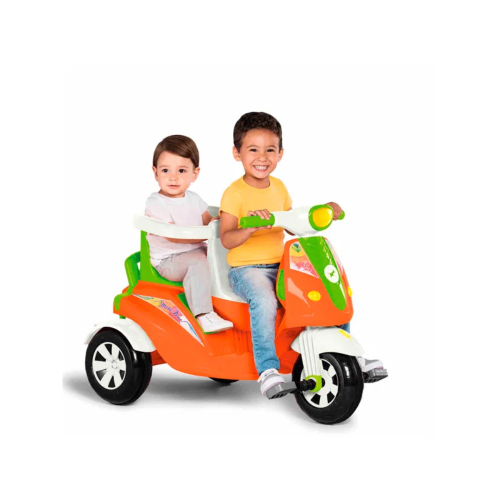 Moto Infantil De Passeio Ou Pedal c/ 02 Lugares Calesita no Shoptime