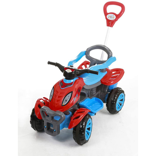 Triciclo Infantil com Haste Empurrador Pedal Motoca Velotrol 2 em