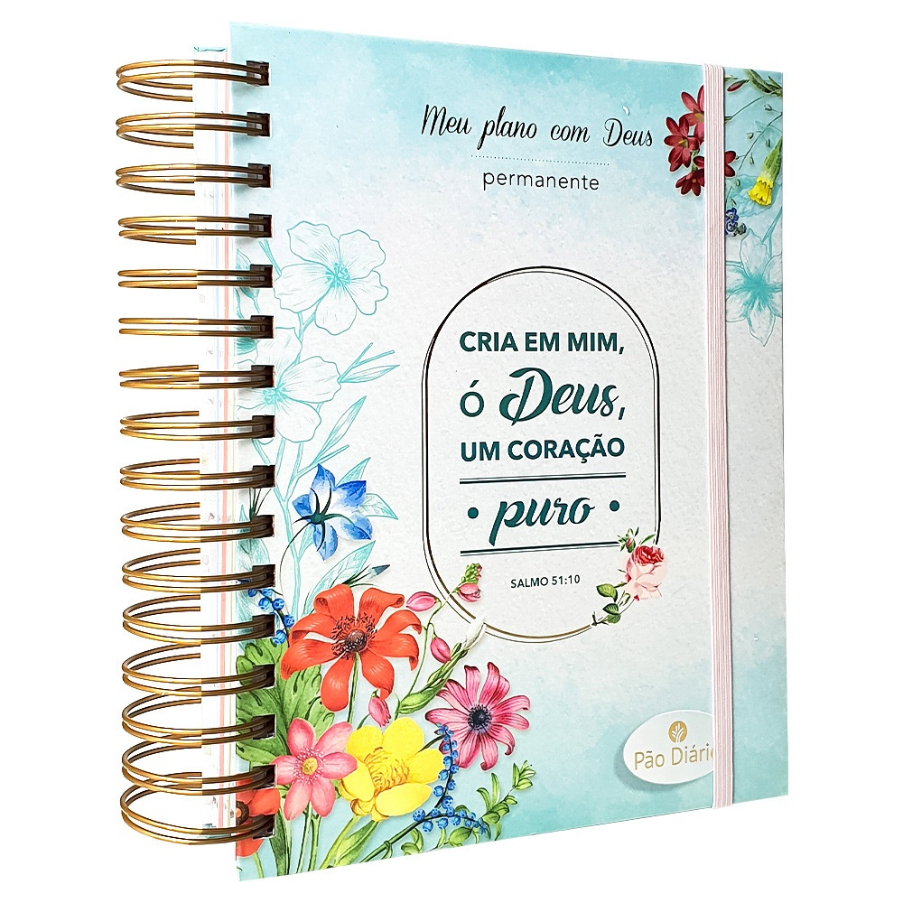 Planner Permanente Pão Diário Meu Plano Com Deus Infinitamente Mais