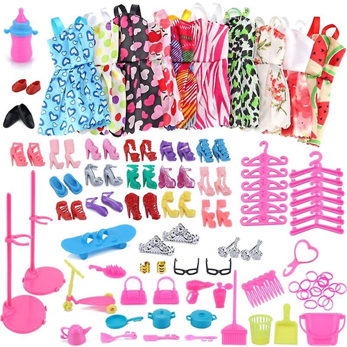 Kit 32 Peças, Roupas e Acessórios para Bonecas Barbie e outros modelo de 25  a 30cm estilo Barbies Magrelas no Shoptime