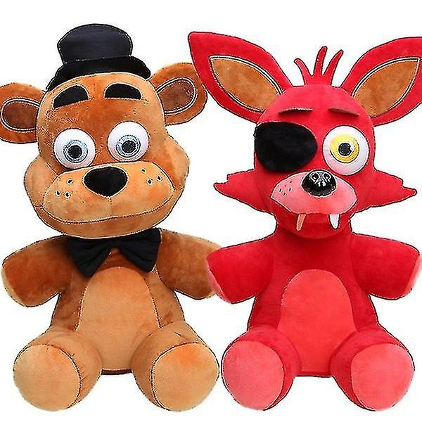 MH 2pcsSet FNAF Plushies Cinco noites em Freddy & # 39; s - Conjunto