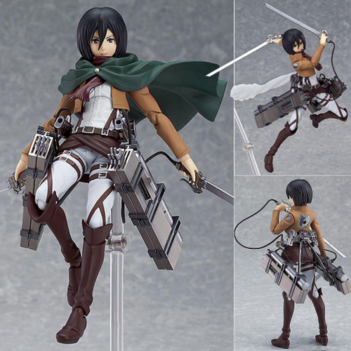 Lote de 05 figuras ataque dos titãs - 05 personagens - real figure  collection wave 1 - levi - titã bestial - titã colossal - eren - mikasa em  Promoção na Americanas