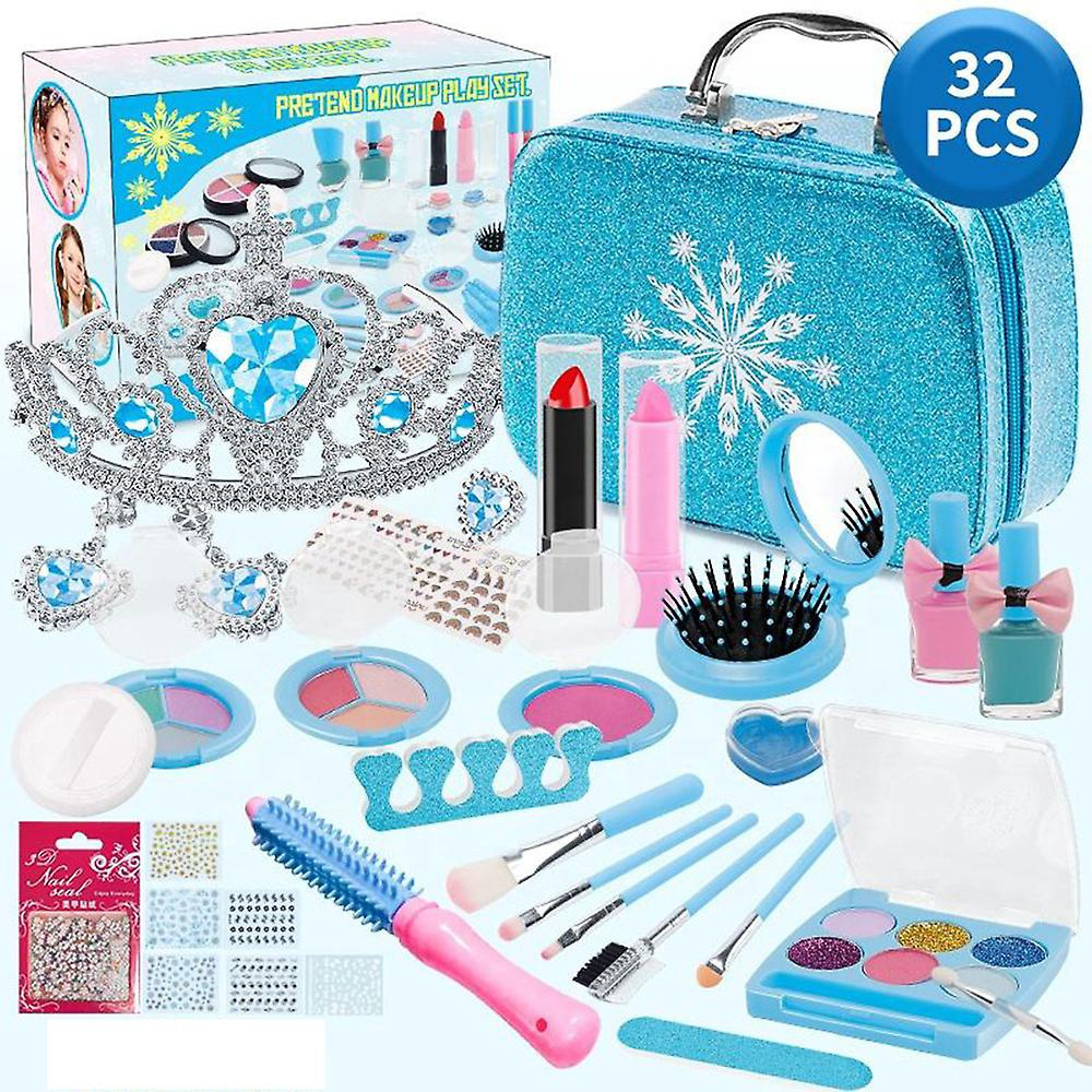 Fingir kit de maquiagem para meninas crianças fingir jogar