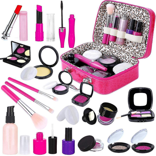 Kit de maquiagem para meninas fingir jogo de maquiagem kit de