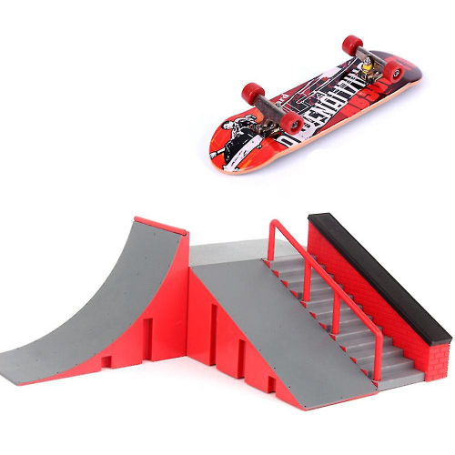 Brinquedo Skate De Dedo Com Rampa Obstáculo X-trick Artbrink