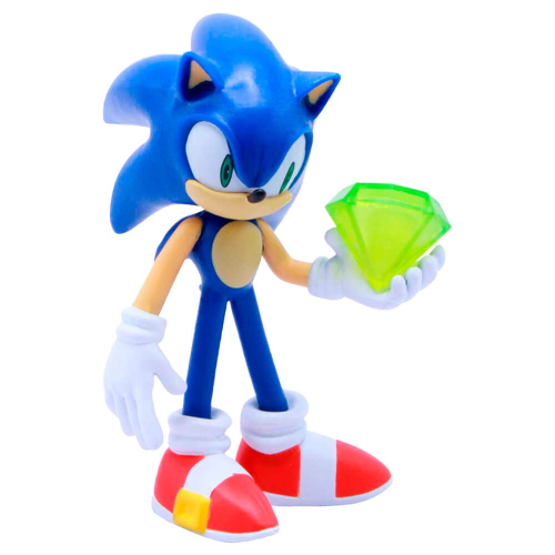 Boneco Sonic the Hedgehog - Sonic 10 cm Just Toys em Promoção na