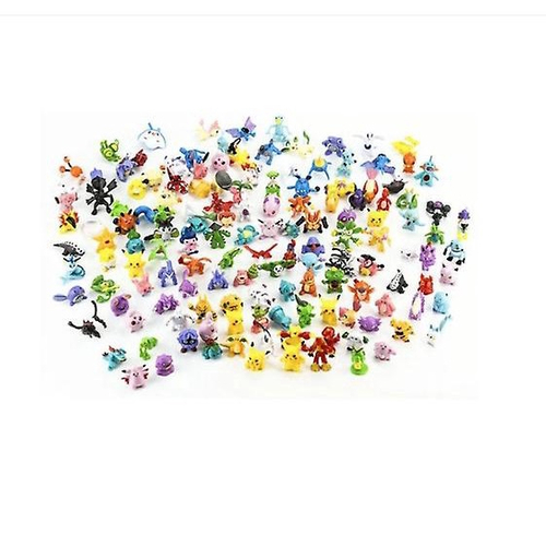 144pcs bonito colorido pokemon figuras mini pikachu doll hh em
