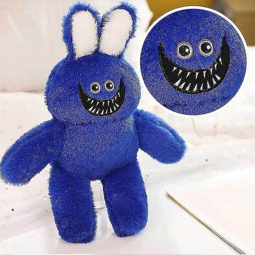 Poppy Playtime Jogo Boneco Pelúcia Huggy Wuggy Azul Escuro em