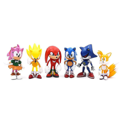 Kit Bonecos Sonic Conjunto Com 6 personagens. em Promoção na Americanas