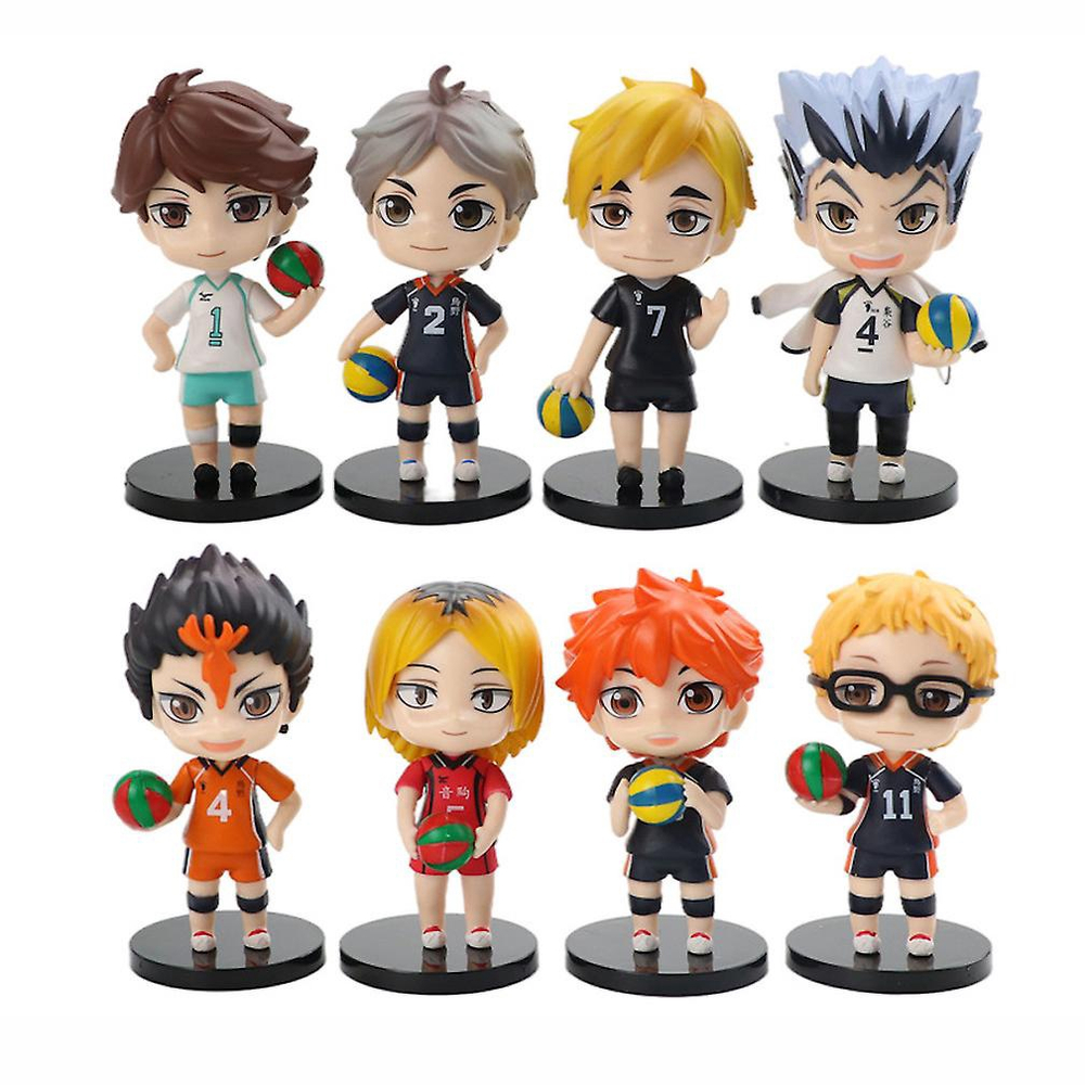 8pcs Haikyuu figura modelo de brinquedo | Submarino