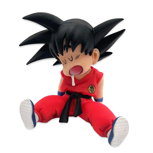 Dragon Ball Filho Goku tirar uma soneca figura de ação modelo de