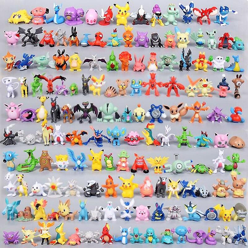 Pokémon Kit 24 Miniaturas Sem Repetições Brinquedo Coleção