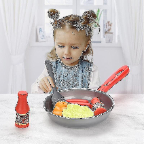 Cozinha Alimentos Brinquedos Simulação Utensílios de cozinha Jogo Set Ovo  Frito