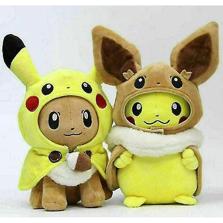 12 Pikachu Eevee Cosplay Plush Doll Teddy Stuffed Soft Toy Submarino
