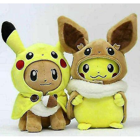 Kit Eevee + Evoluções + Pikachu, Pelúcia Pokémon (10 Itens! ) no Shoptime