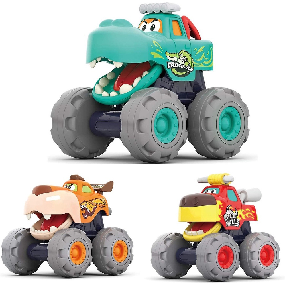 Monster trucks como brinquedos para crianças conjunto de