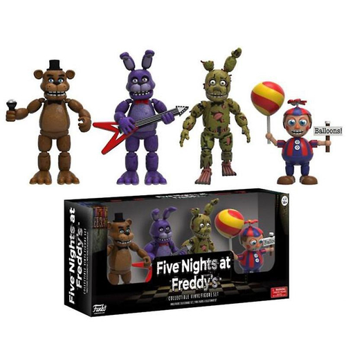 Fnaf Action Figures 4pcs Pack Brinquedos Modelo 5cm no Shoptime