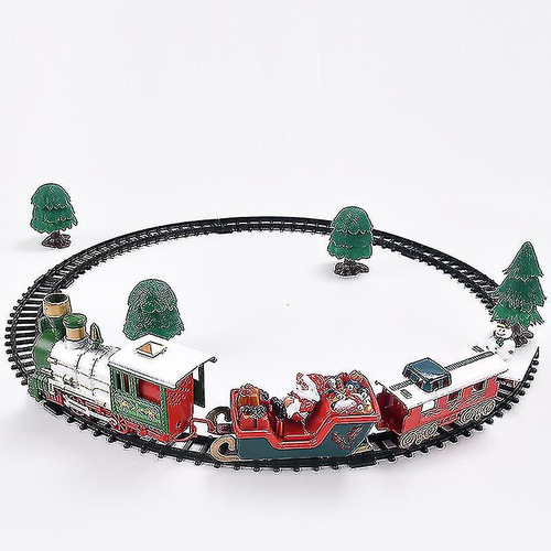 Ferroviário carro clássico papai noel trem brinquedo conjunto