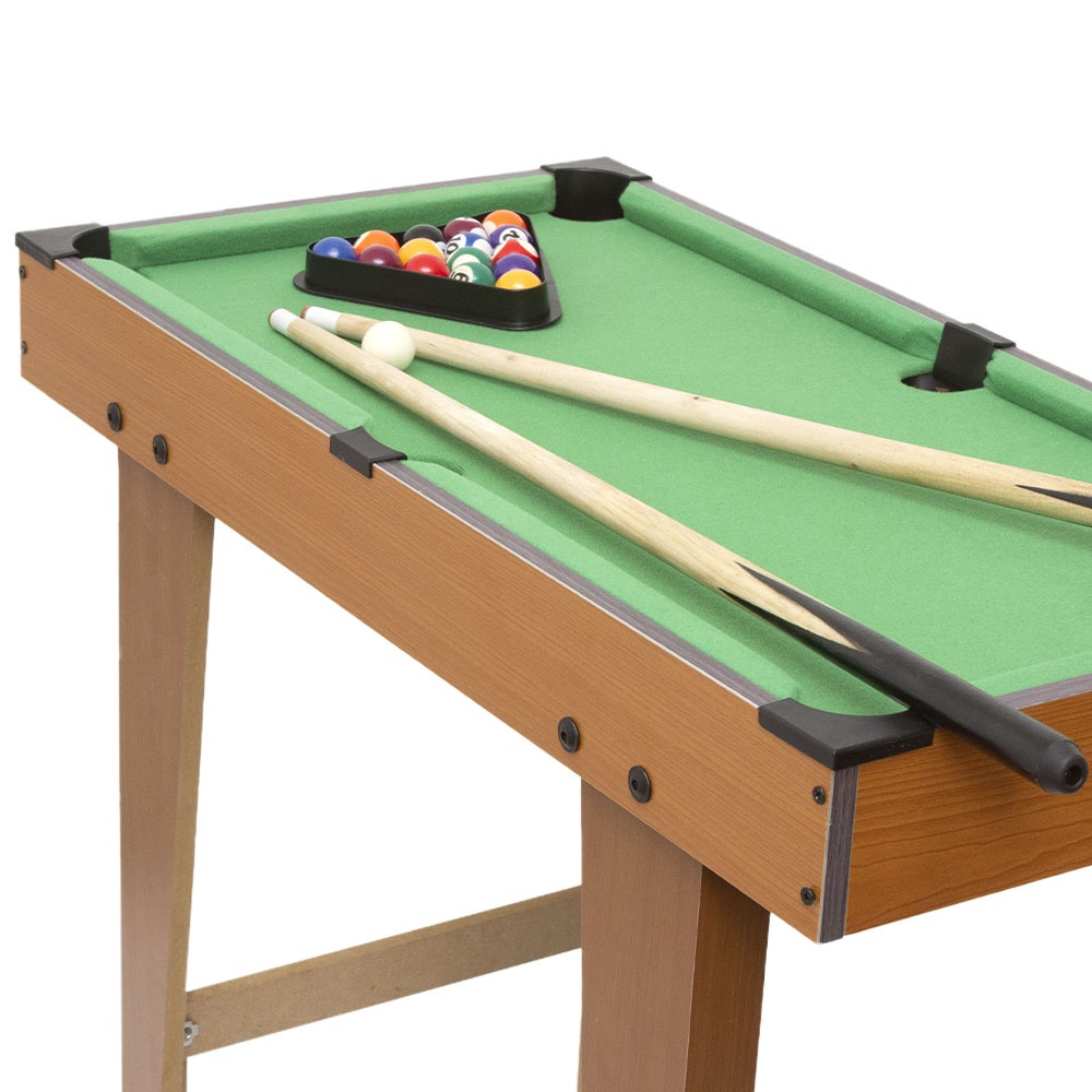 Mini Mesa Sinuca Pé Alto Snooker Bilhar Infantil 2 Tacos