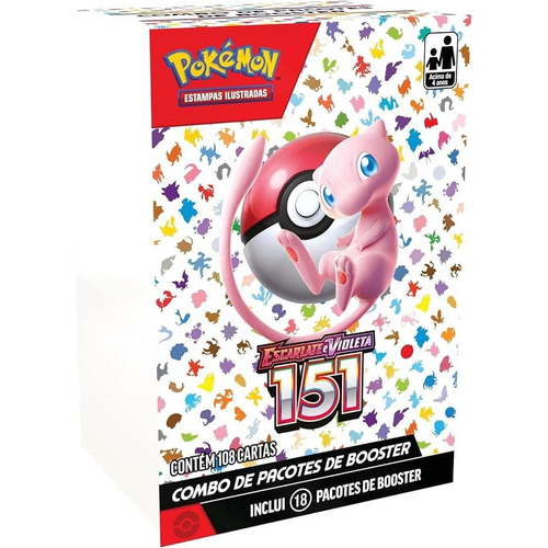 Mini Box - Pokémon - Escarlate e Violeta 151 - Copag em Promoção