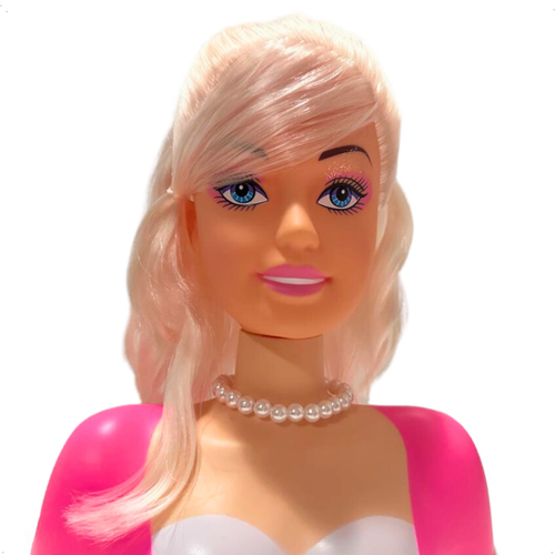 Boneca Busto Brinquedo Menina Maquiagem Penteados Nancy Hair - Teen Kids