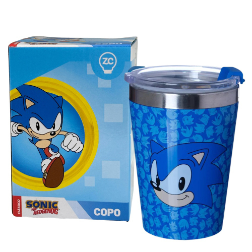 Kit Infantil Sonic Boneco e Copo em Promoção na Americanas