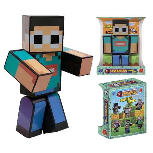 Boneco Authentic Games Minecraft - ZOOM BRINQUEDOS E PRESENTES