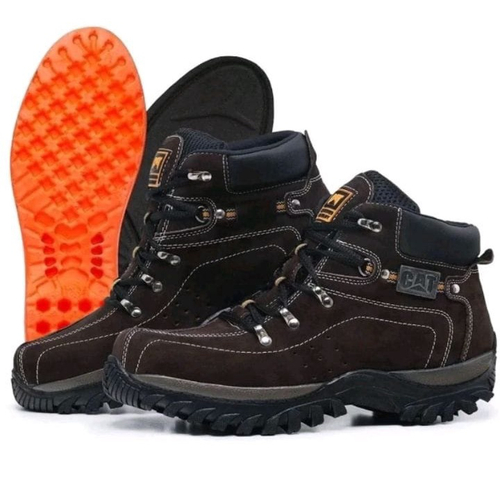 Bota Original Caterpillar Masculina palmilha a Gel Couro Legitimo