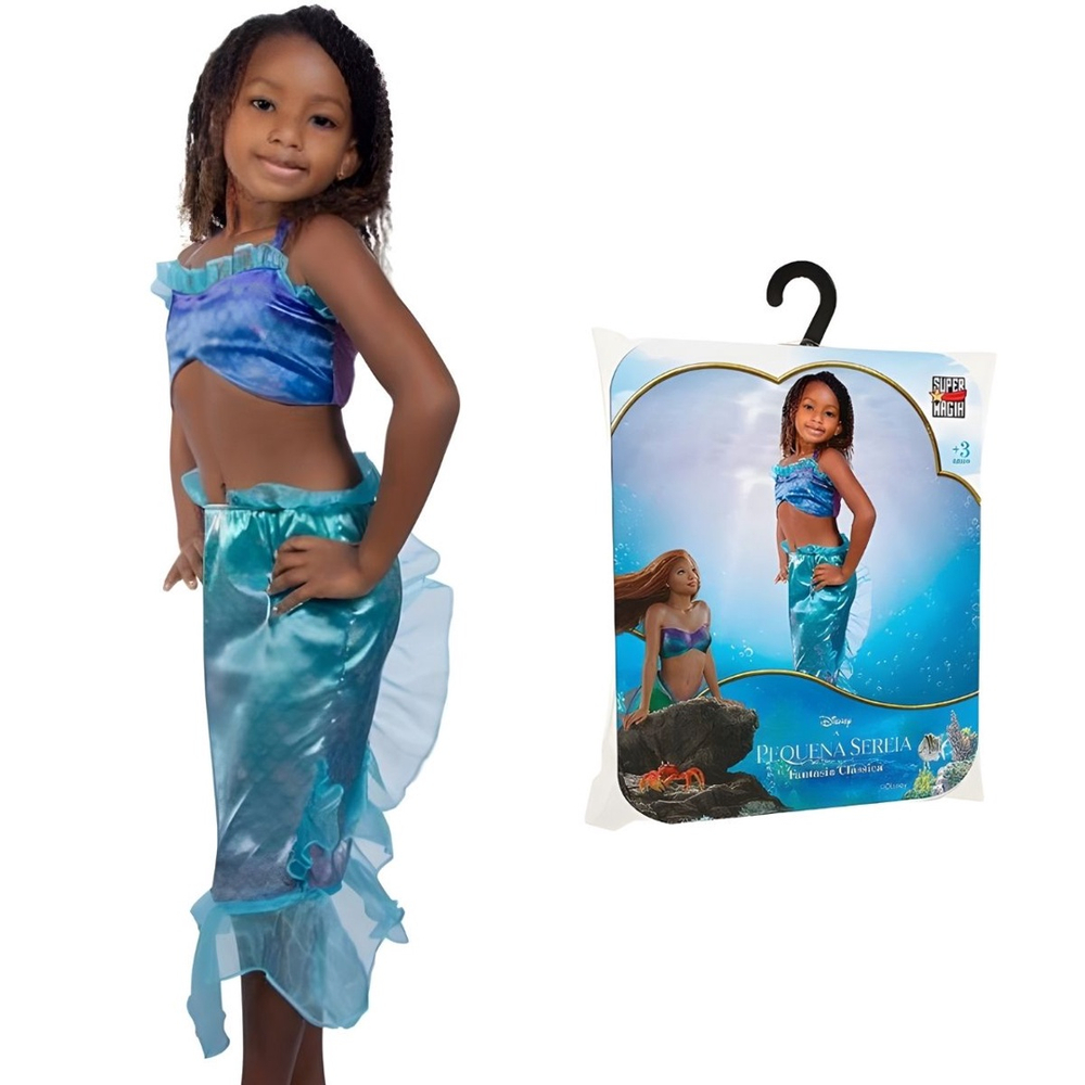 Calda Sereia Infantil Ariel