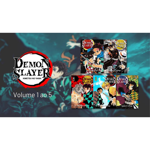 Demon Slayer, Kimetsu No Yaiba Mangá Volume 5 Ao 10 - kit Panini em  Promoção na Americanas