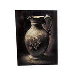 Quebra-cabeça Vaso Preto e Branco em mdf 300 Peças 39,5x28cm