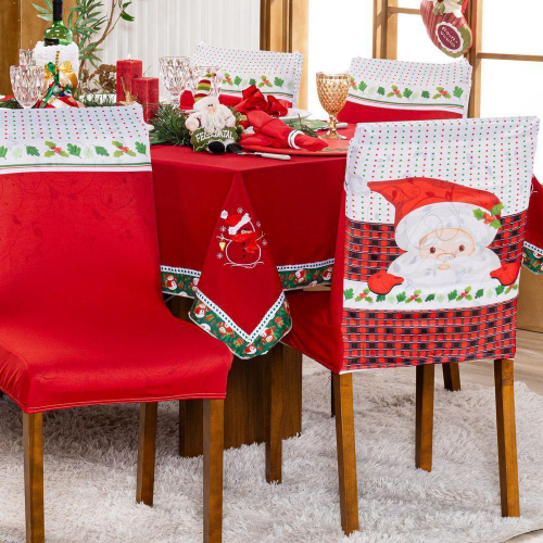 ABOOFAN Capa De Cadeira Xadrez Acessórios Para Casa Decoração Capas De Cadeira  Xadrez Decoração Para Casa Estiramento Capa De Cadeira De Jantar Capa De  Cadeira De Natal Slipcover Cadeira