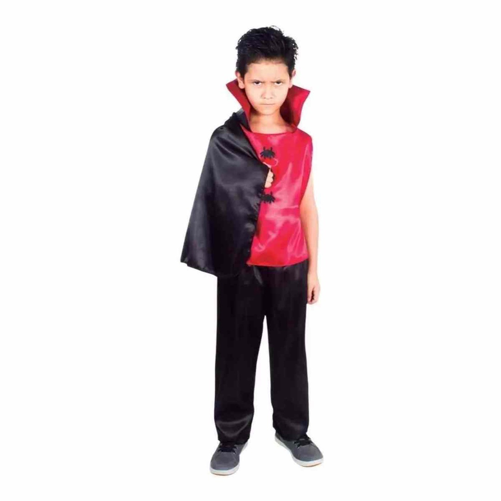 Fantasia Drácula Vampiro Halloween Infantil Roupa + Capa Top em Promoção na  Americanas